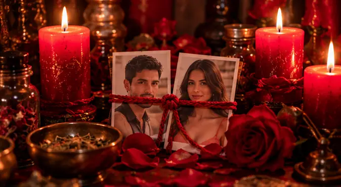 Amarre de amor con listón rojo: amarre de amor hecho por el maestro